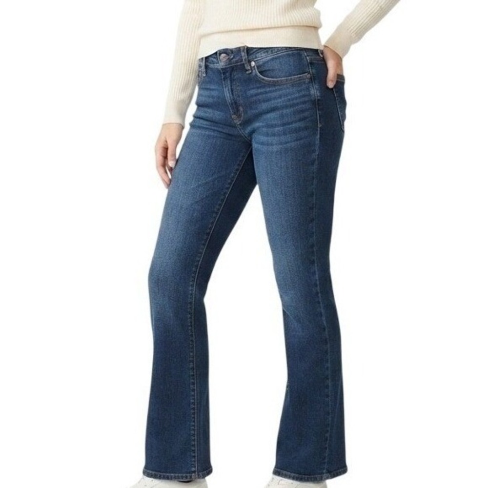 Carhartt Bootcut Jeans‎ Women's Size 8x32 Blue Traditional Fit Denim Pants